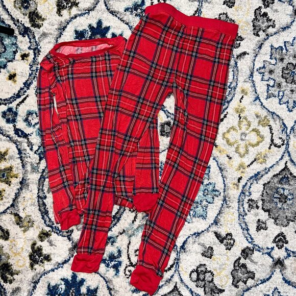 Little Sleepies Other - Little Sleepies Kid's Bamboo Holiday Plaid 2-Piece Pajamas Size 5/6